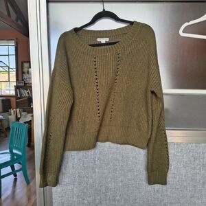 Aeropostale Olive Green Sweater